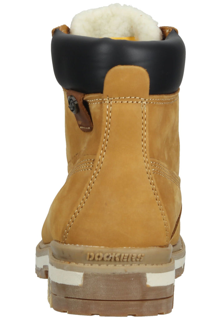 Dockers Stiefelette Leder Golden Tan Warmfutter