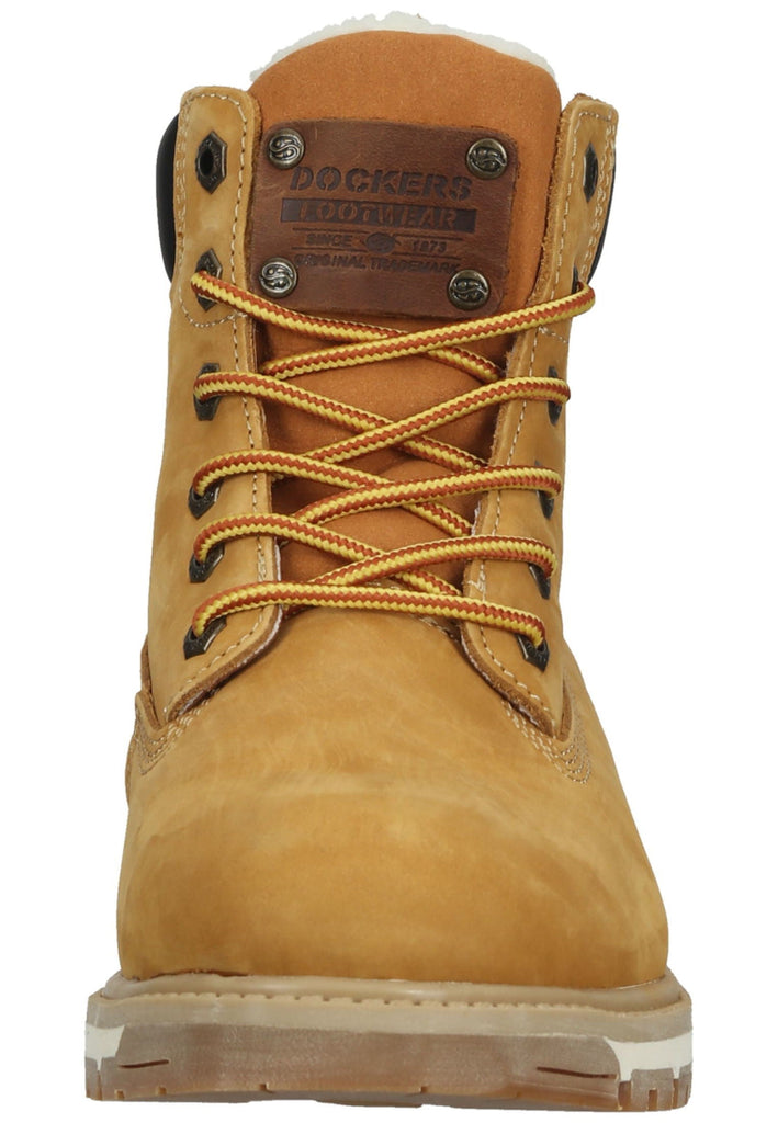 Dockers Stiefelette Leder Golden Tan Warmfutter