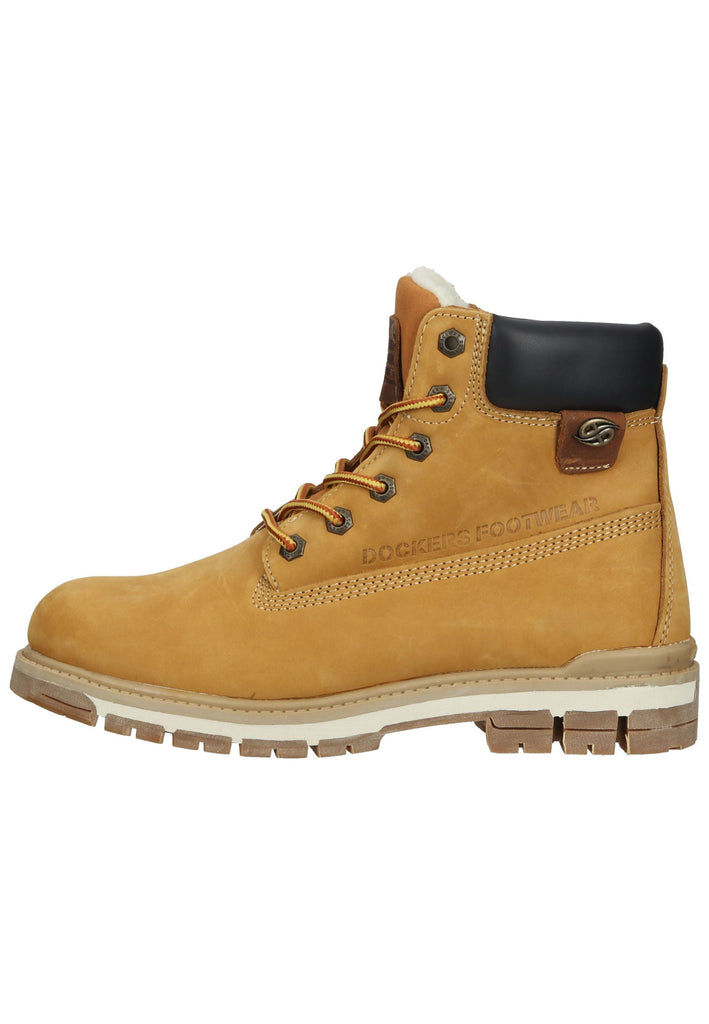 Dockers Stiefelette Leder Golden Tan Warmfutter