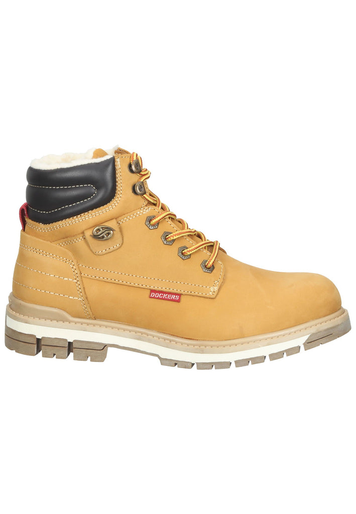 Dockers Stiefelette Leder Golden Tan Warmfutter