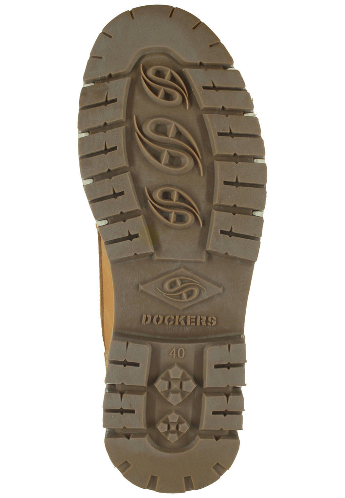 Dockers Stiefelette Leder Golden Tan Warmfutter