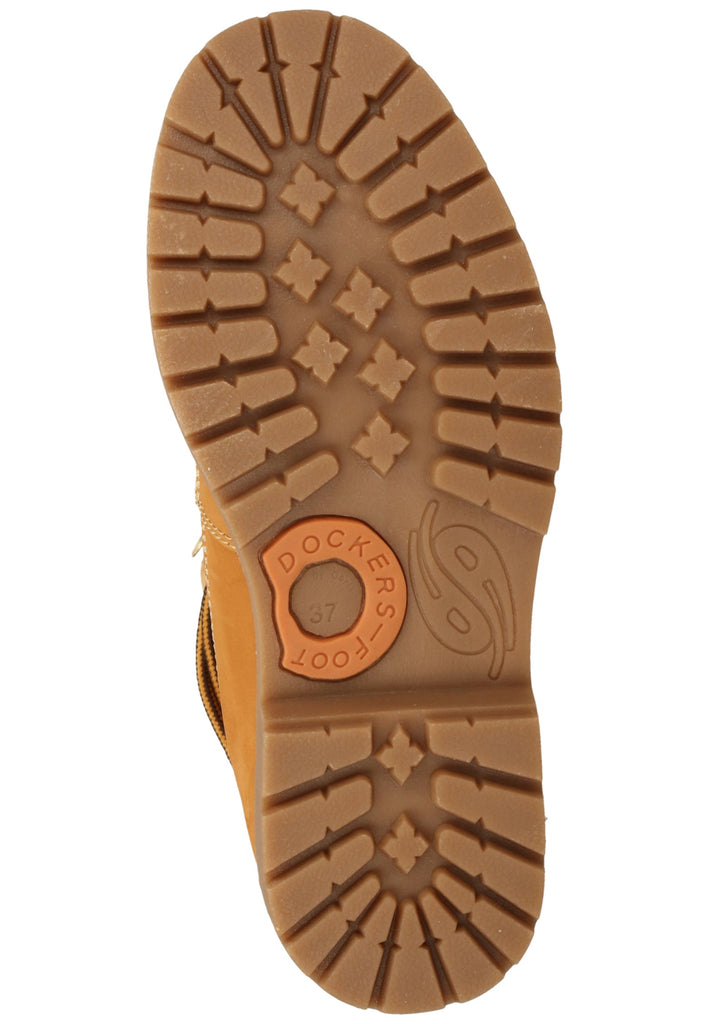 Dockers Stiefelette Leder Golden Tan Warmfutter