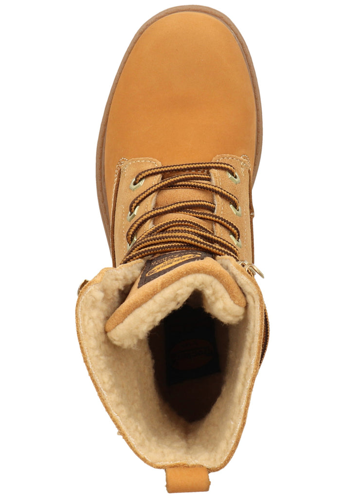 Dockers Stiefelette Leder Golden Tan Warmfutter