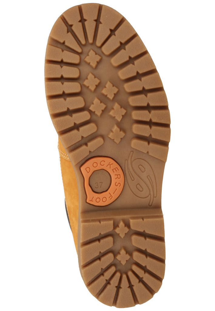Dockers Stiefelette Leder Golden Tan Warmfutter