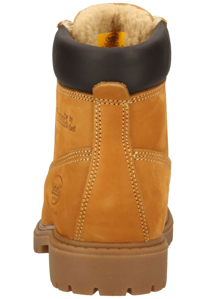 Dockers Stiefelette Leder Golden Tan Warmfutter