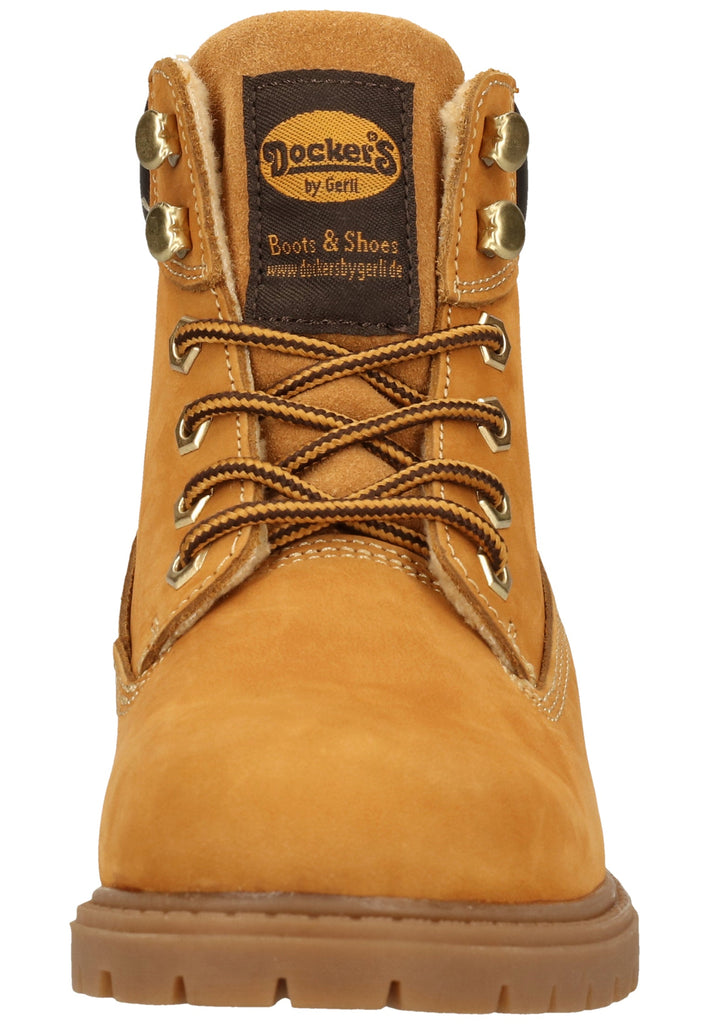 Dockers Stiefelette Leder Golden Tan Warmfutter