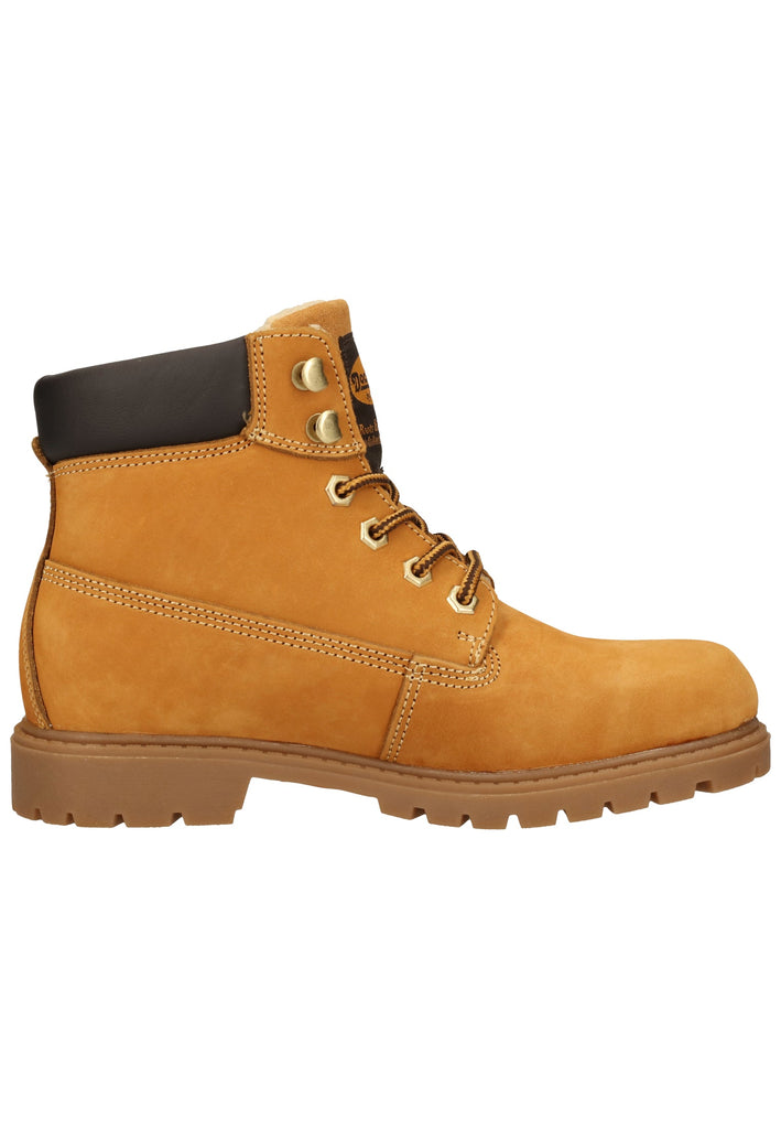 Dockers Stiefelette Leder Golden Tan Warmfutter