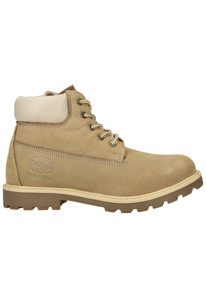 Dockers Stiefelette Leder Hellgrau Warmfutter