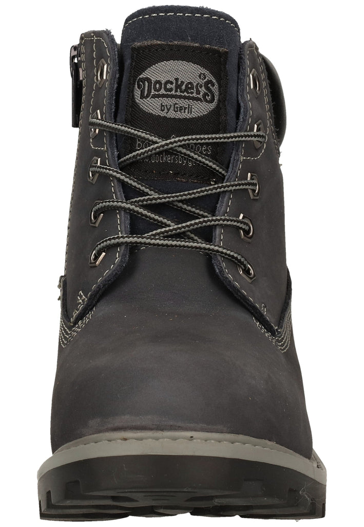 Dockers Stiefelette Leder Navy Warmfutter
