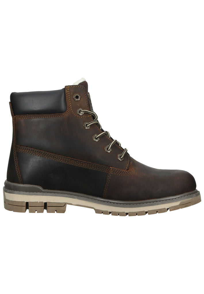 Dockers Stiefelette Leder Schoko Warmfutter