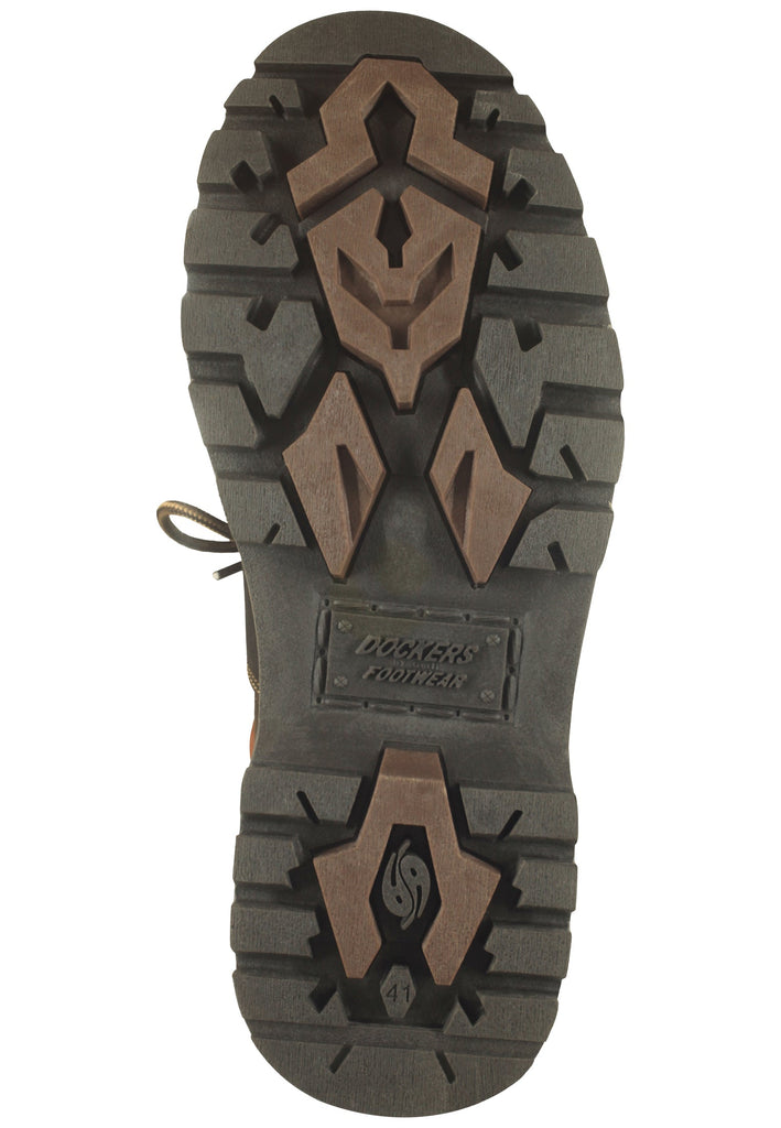 Dockers Stiefelette Leder Schoko Warmfutter