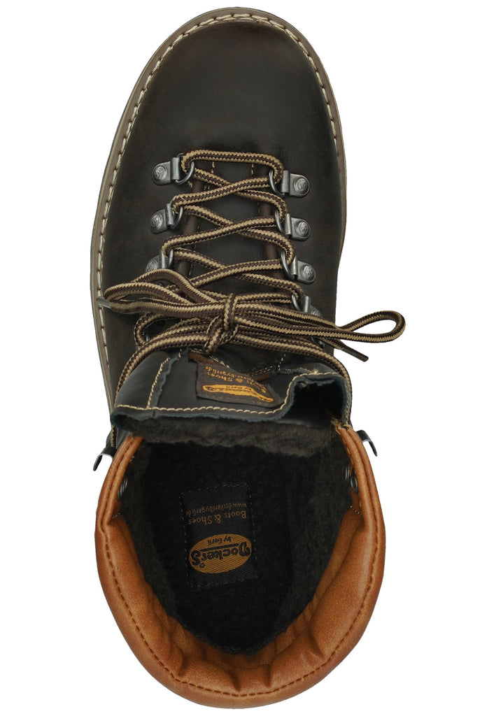 Dockers Stiefelette Leder Schoko Warmfutter