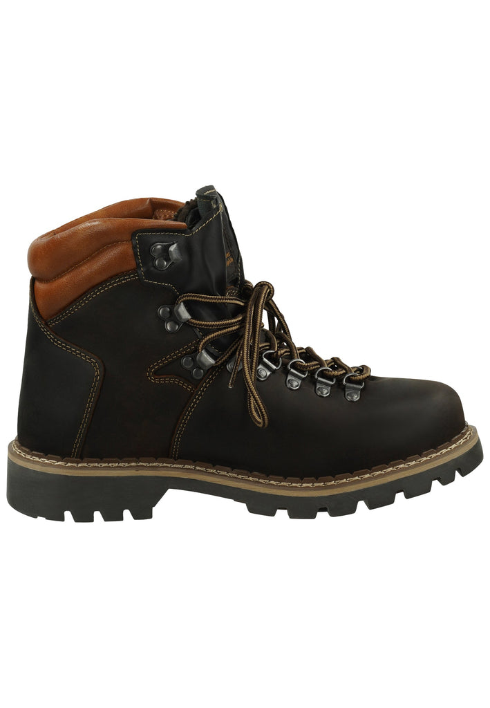 Dockers Stiefelette Leder Schoko Warmfutter