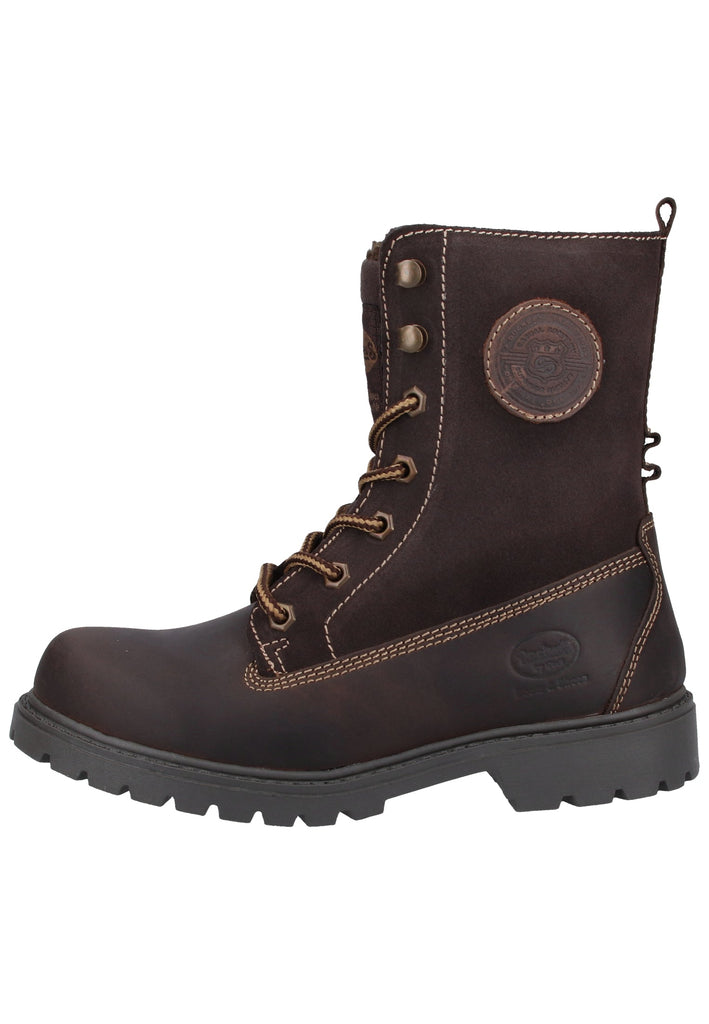 Dockers Stiefelette Leder Schoko Warmfutter