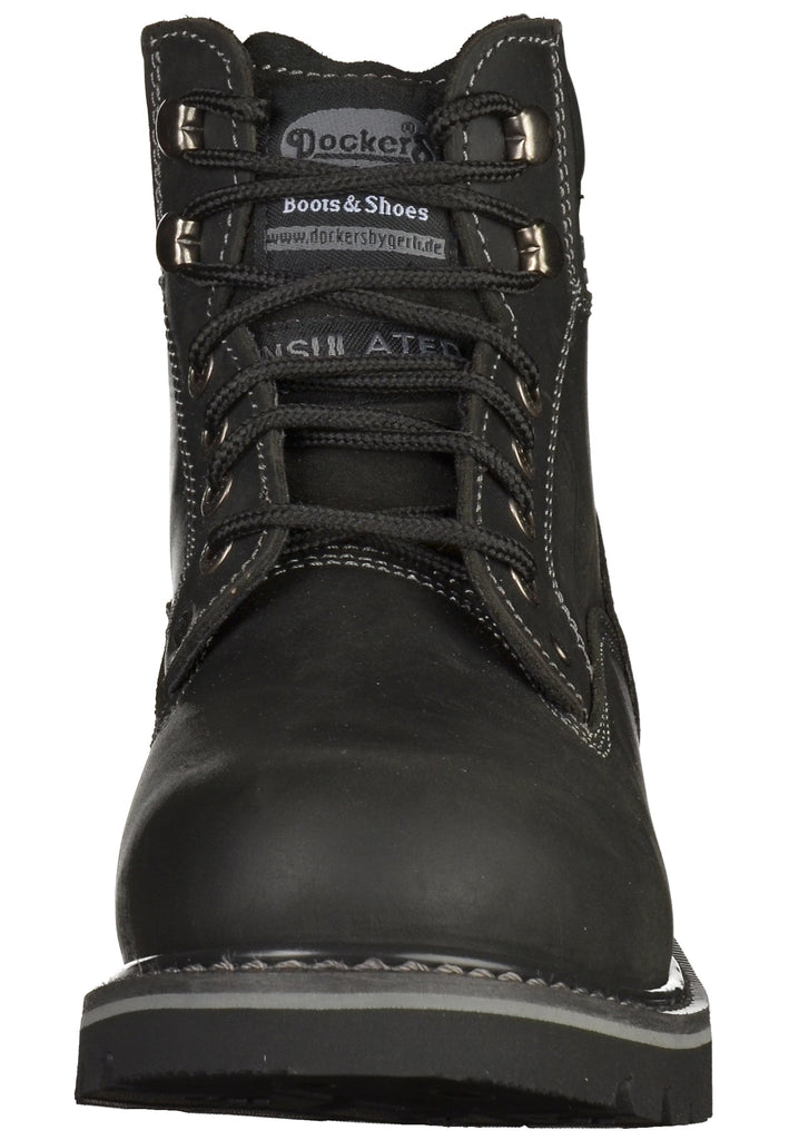 Dockers Stiefelette Leder Schwarz