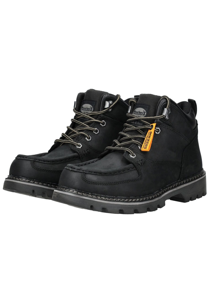 Dockers Stiefelette Leder Schwarz