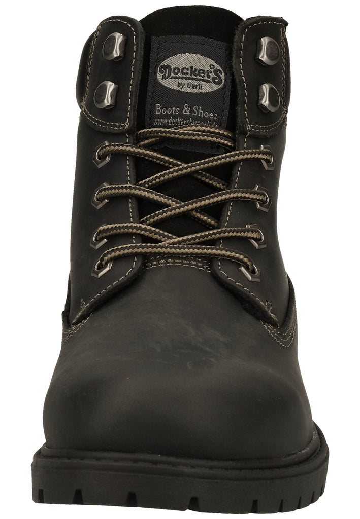 Dockers Stiefelette Leder Schwarz