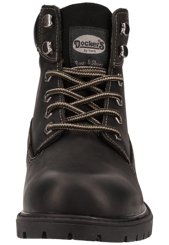 Dockers Stiefelette Leder Schwarz