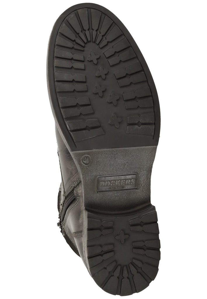 Dockers Stiefelette Leder Schwarz
