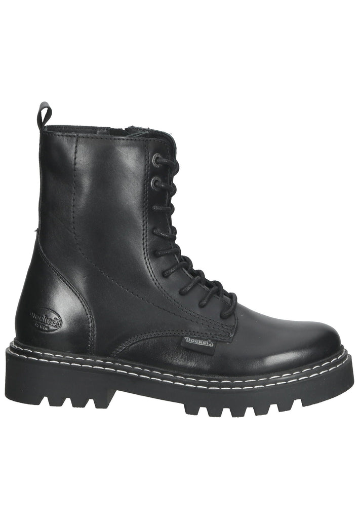 Dockers Stiefelette Leder Schwarz