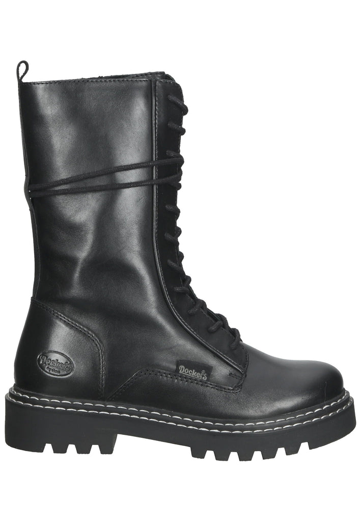 Dockers Stiefelette Leder Schwarz