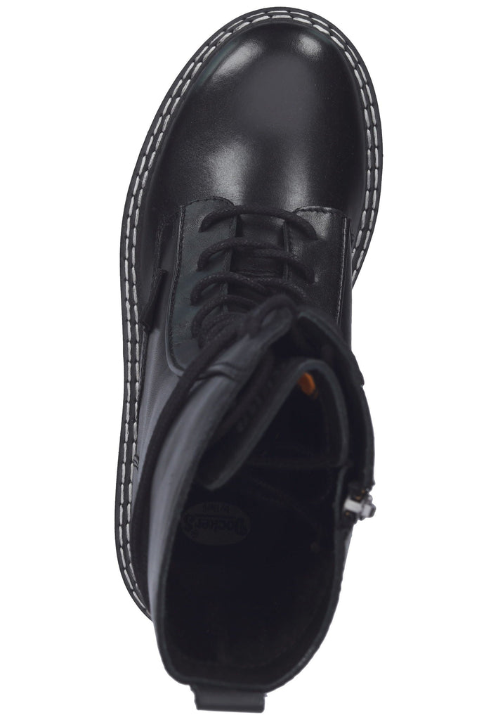 Dockers Stiefelette Leder Schwarz