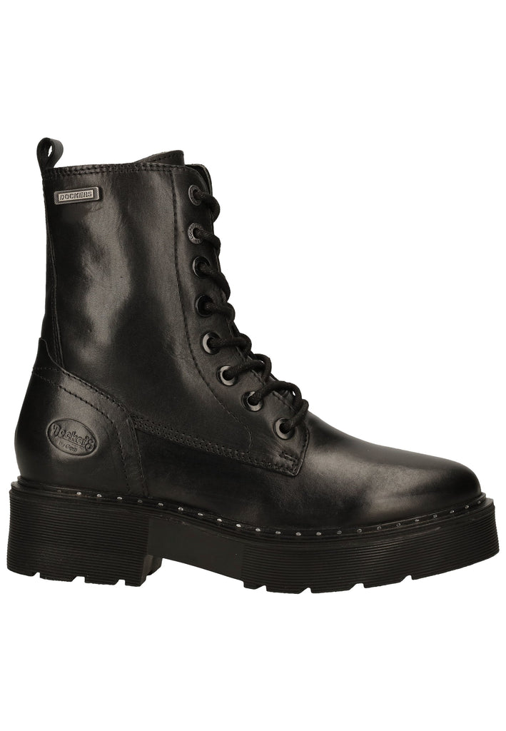 Dockers Stiefelette Leder Schwarz