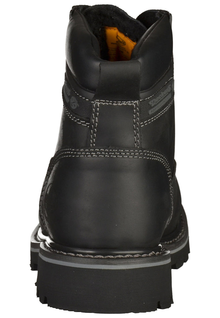Dockers Stiefelette Leder Schwarz Warmfutter