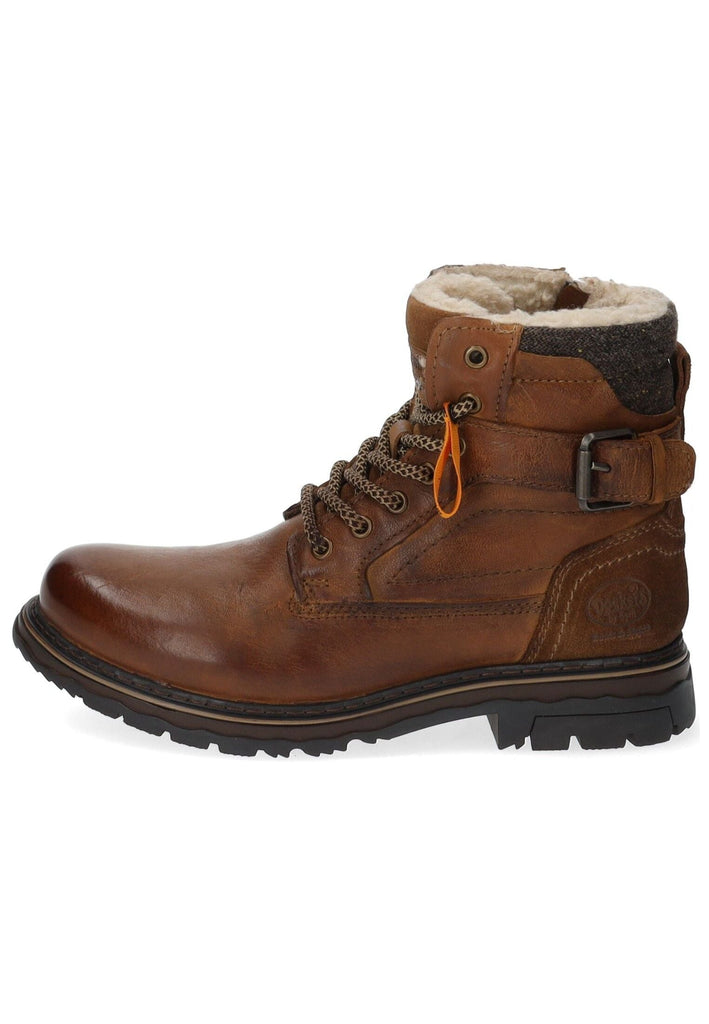 Dockers Stiefelette Leder Tan Warmfutter