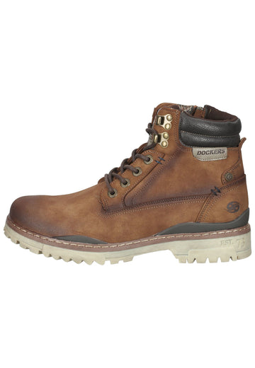 Dockers Stiefelette Lederimitat Braun