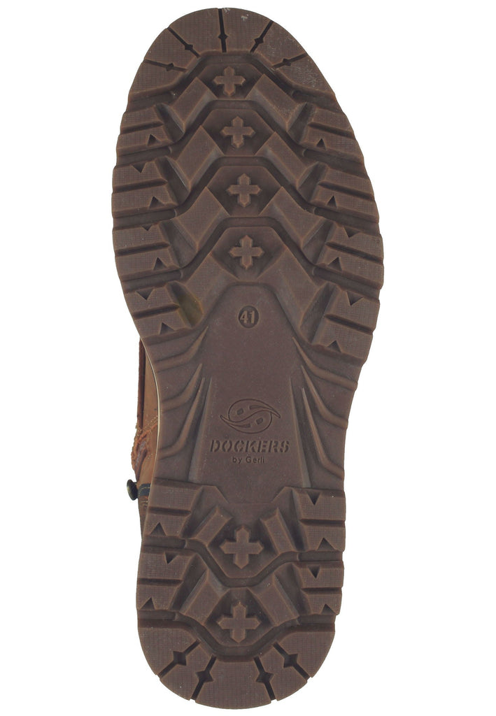 Dockers Stiefelette Lederimitat Cognac
