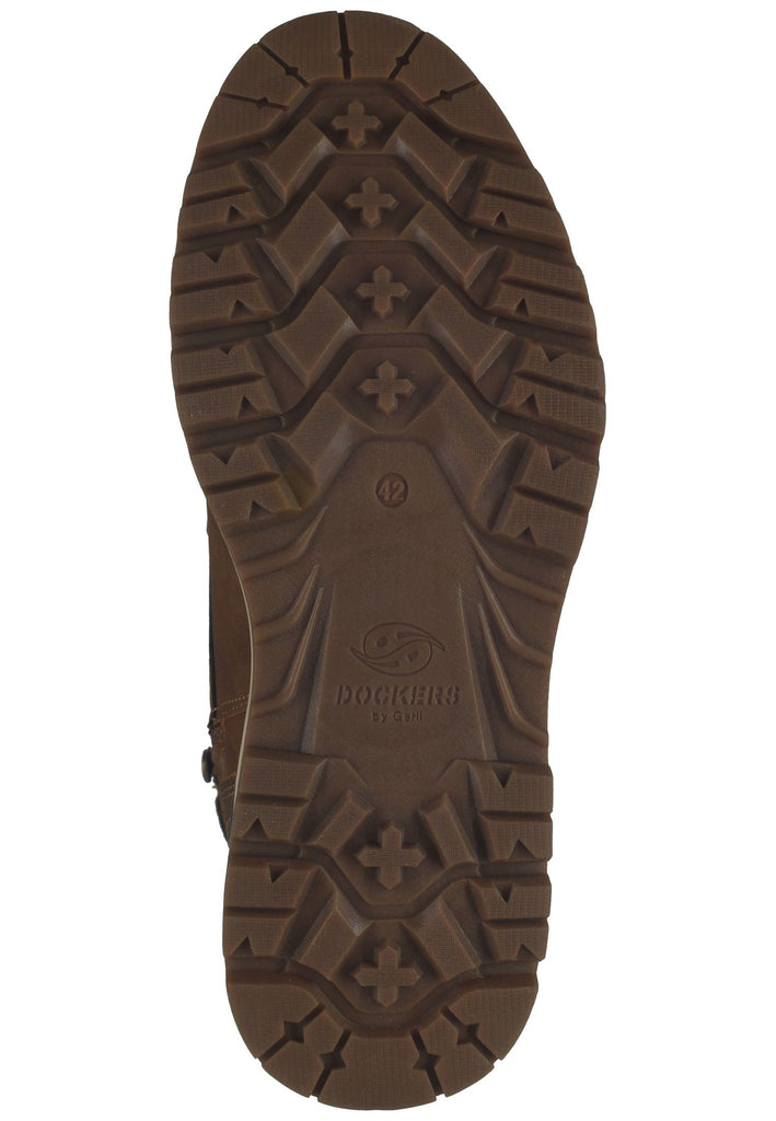 Dockers Stiefelette Lederimitat Cognac