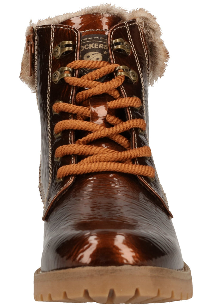 Dockers Stiefelette Lederimitat Cognac