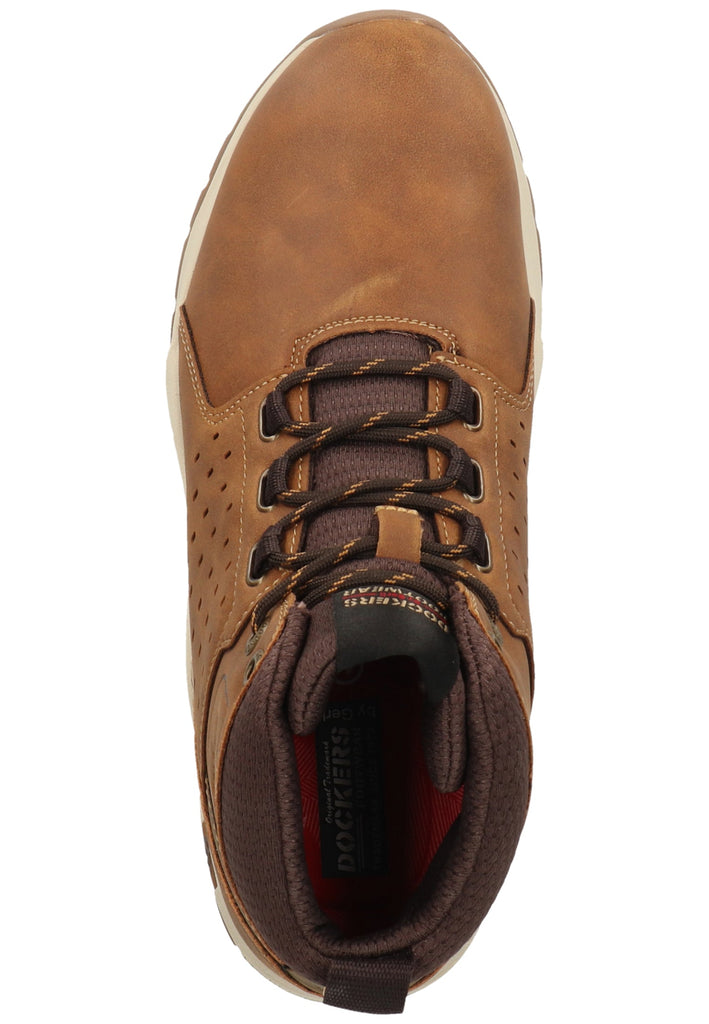 Dockers Stiefelette Lederimitat Cognac