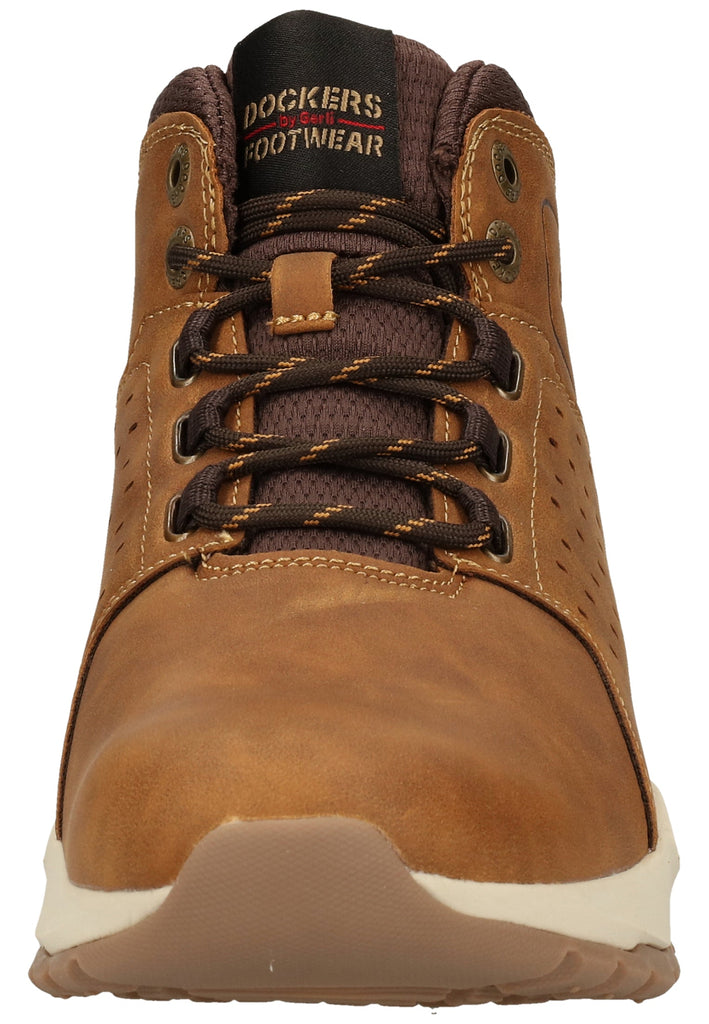 Dockers Stiefelette Lederimitat Cognac