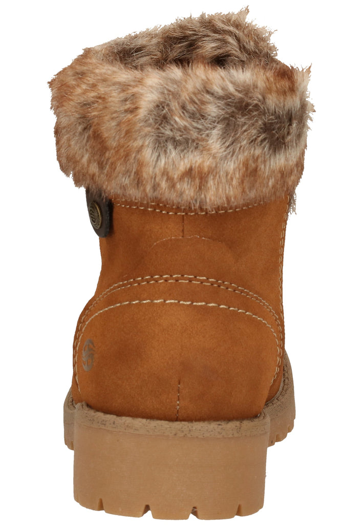 Dockers Stiefelette Lederimitat Cognac