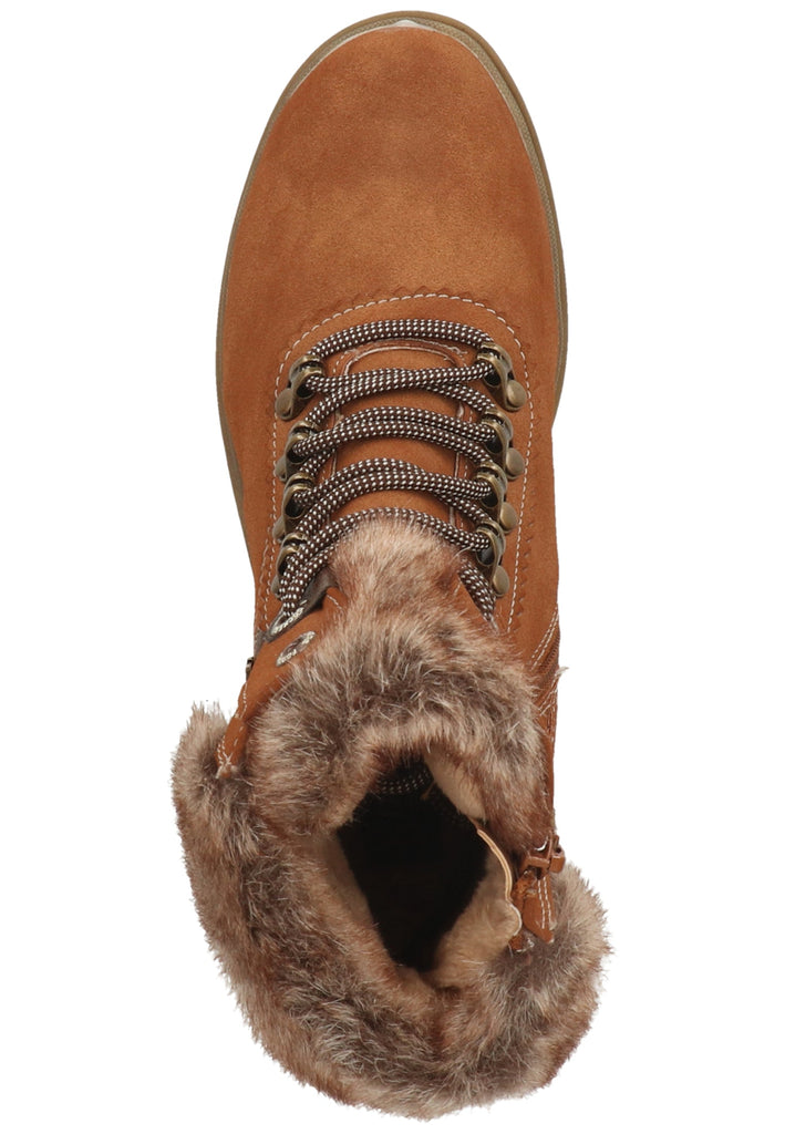 Dockers Stiefelette Lederimitat Cognac