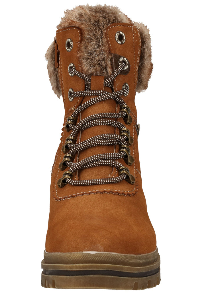 Dockers Stiefelette Lederimitat Cognac