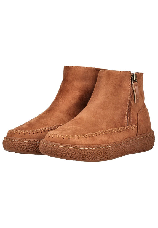 Dockers Stiefelette Lederimitat Cognac