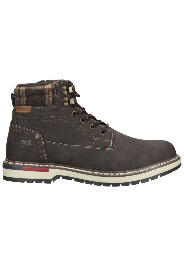 Dockers Stiefelette Lederimitat Dunkelbraun