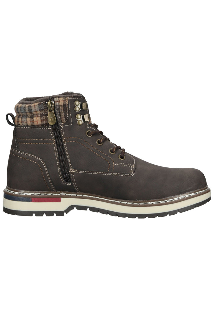 Dockers Stiefelette Lederimitat Dunkelbraun