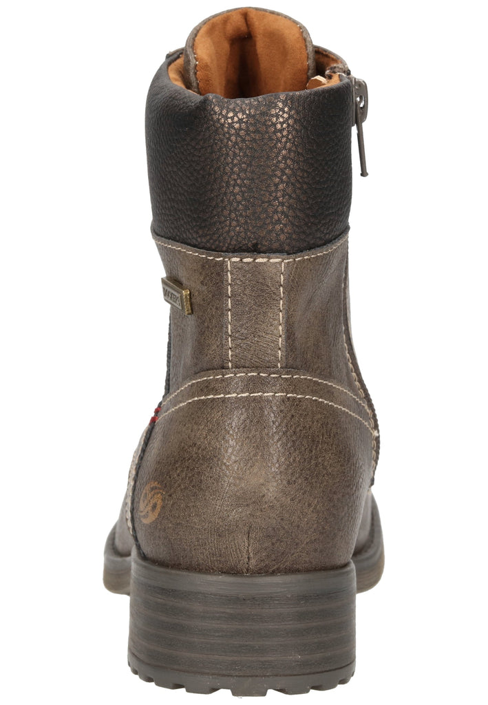 Dockers Stiefelette Lederimitat Dunkelbraun