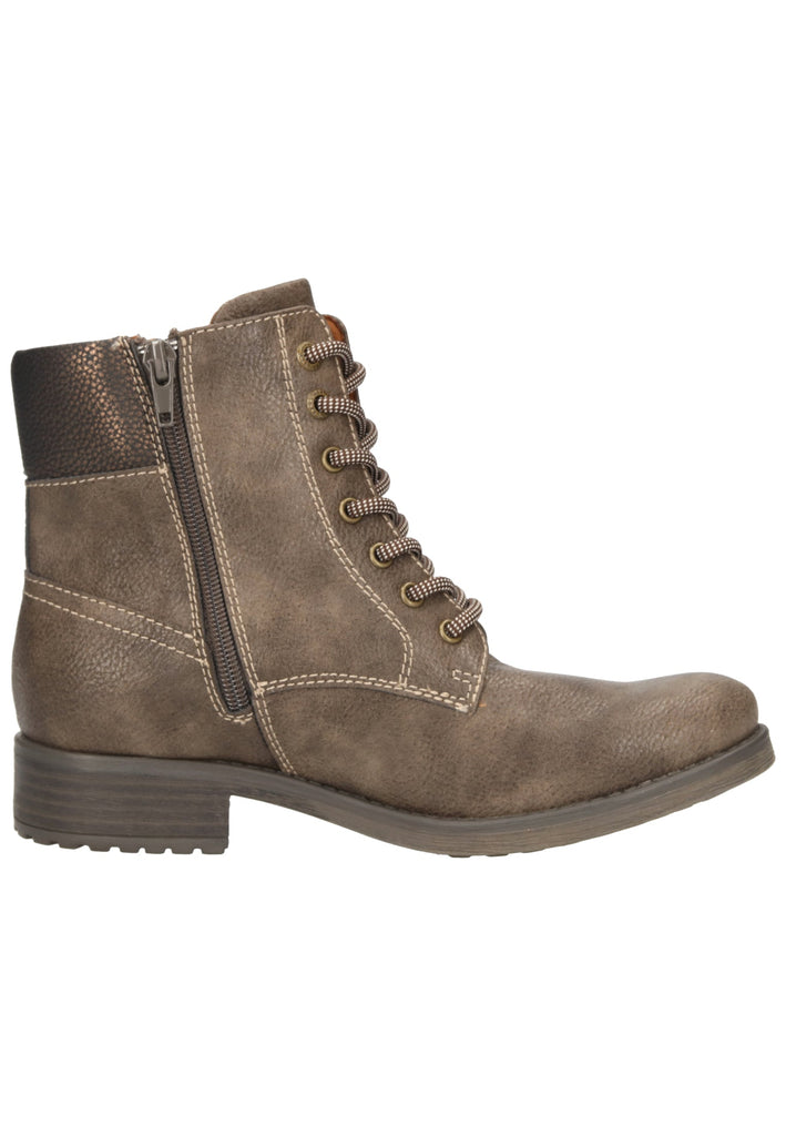 Dockers Stiefelette Lederimitat Dunkelbraun