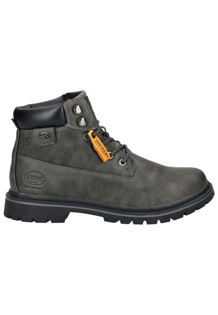 Dockers Stiefelette Lederimitat Dunkelgrau