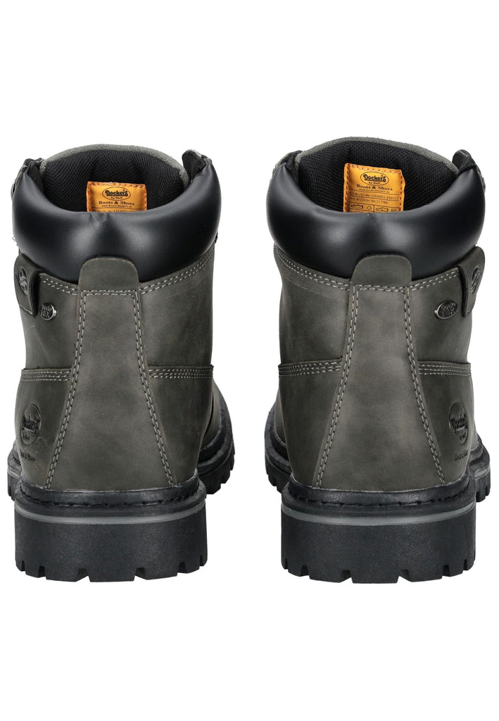 Dockers Stiefelette Lederimitat Dunkelgrau