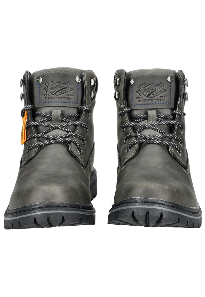 Dockers Stiefelette Lederimitat Dunkelgrau