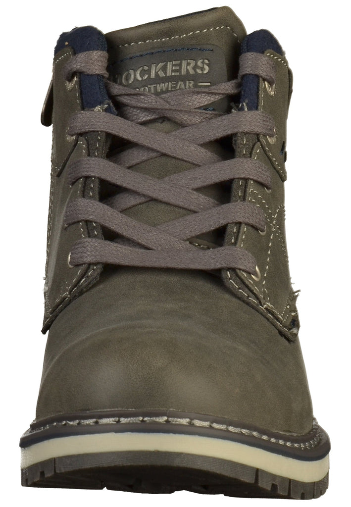 Dockers Stiefelette Lederimitat Dunkelgrau
