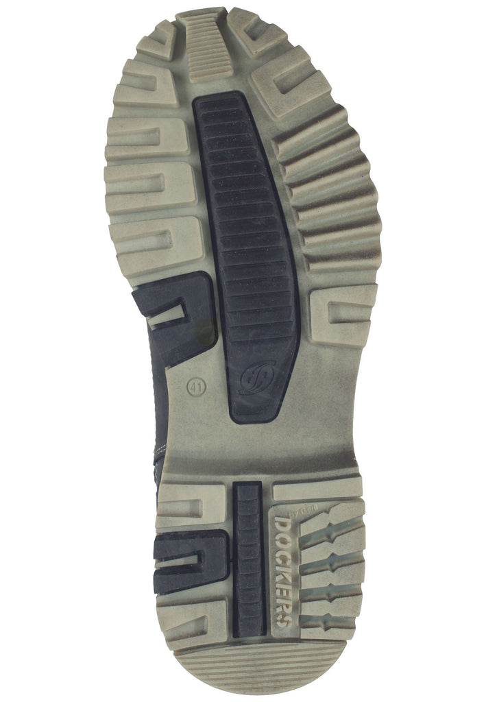 Dockers Stiefelette Lederimitat Dunkelgrau Warmfutter