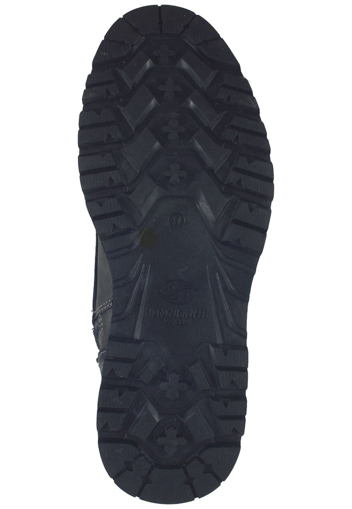 Dockers Stiefelette Lederimitat Dunkelgrau Warmfutter