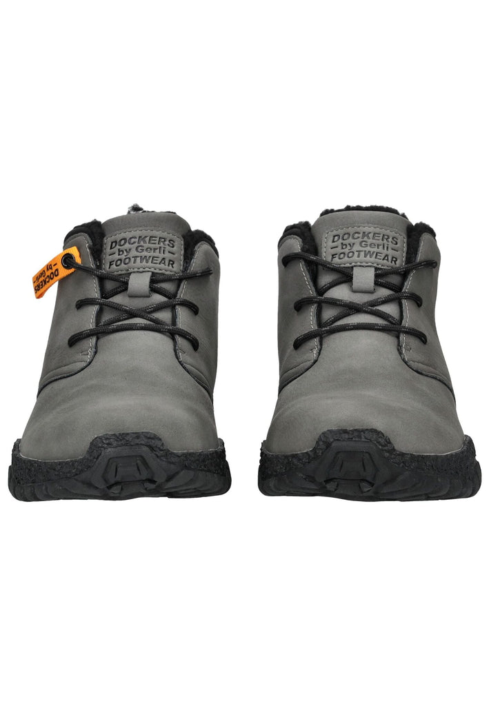 Dockers Stiefelette Lederimitat Dunkelgrau Warmfutter